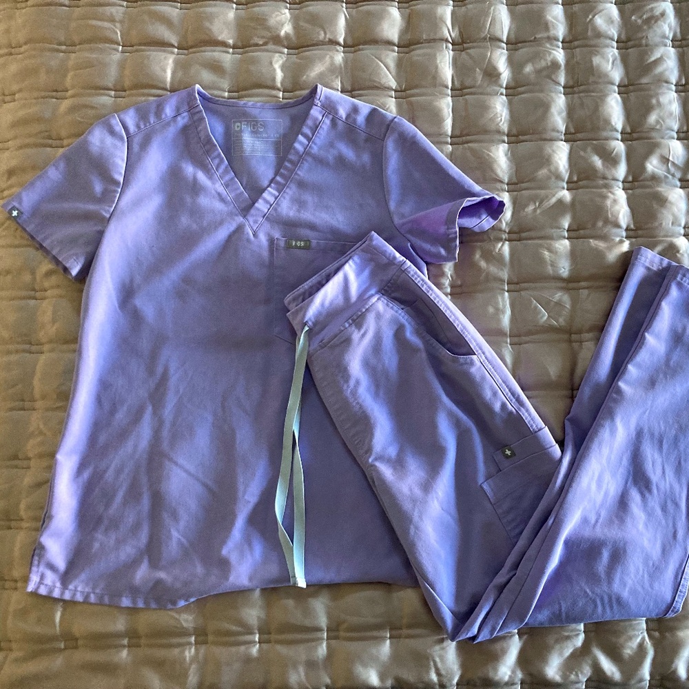 Figs Scrub set Lavender Dew size XS